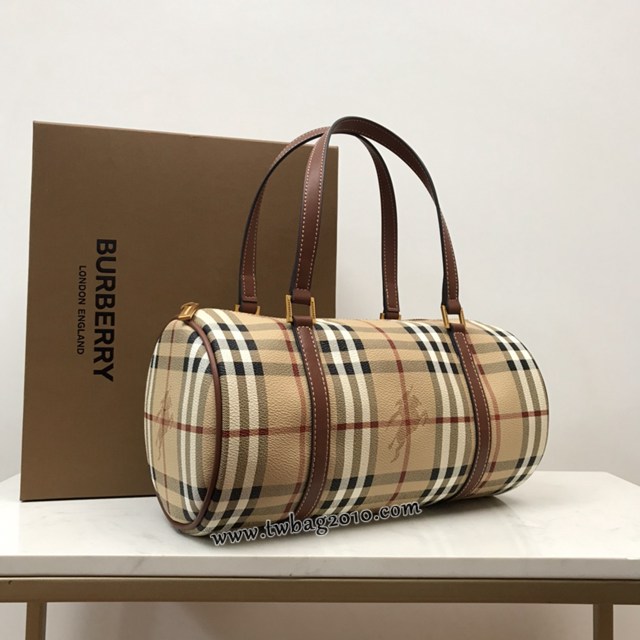 Burberry專門店新款波士頓枕頭包 巴寶莉最經典系列中古戰馬手提女包 yxb1140
